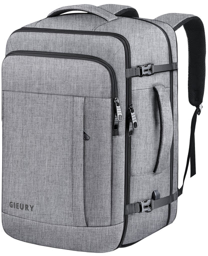 Gieury Expandable Carry On Backpack, 50L Grey